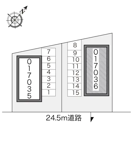 ★手数料０円★札幌市豊平区福住三条７丁目　月極駐車場（LP）